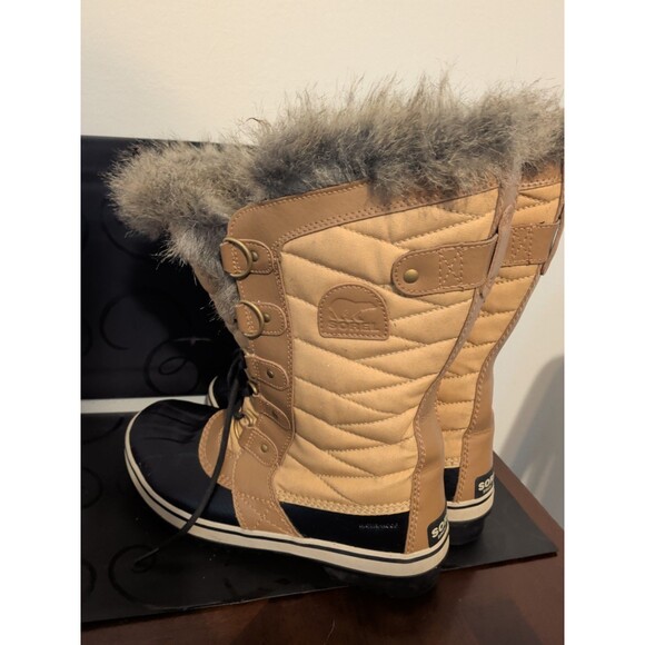 Sorel Womens Tofino Cate Brown Tall Insulated Winter Boots, Size: 8.5   #SB1-17